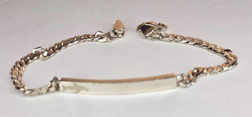 MOD Surf Sterling Silver Bracelet 925 Enamel Dolphin Hawaii 7.5"